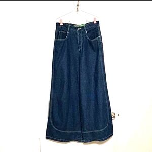 Kik Wear Kik Girl Crack The code y2k super wideleg skater jeans